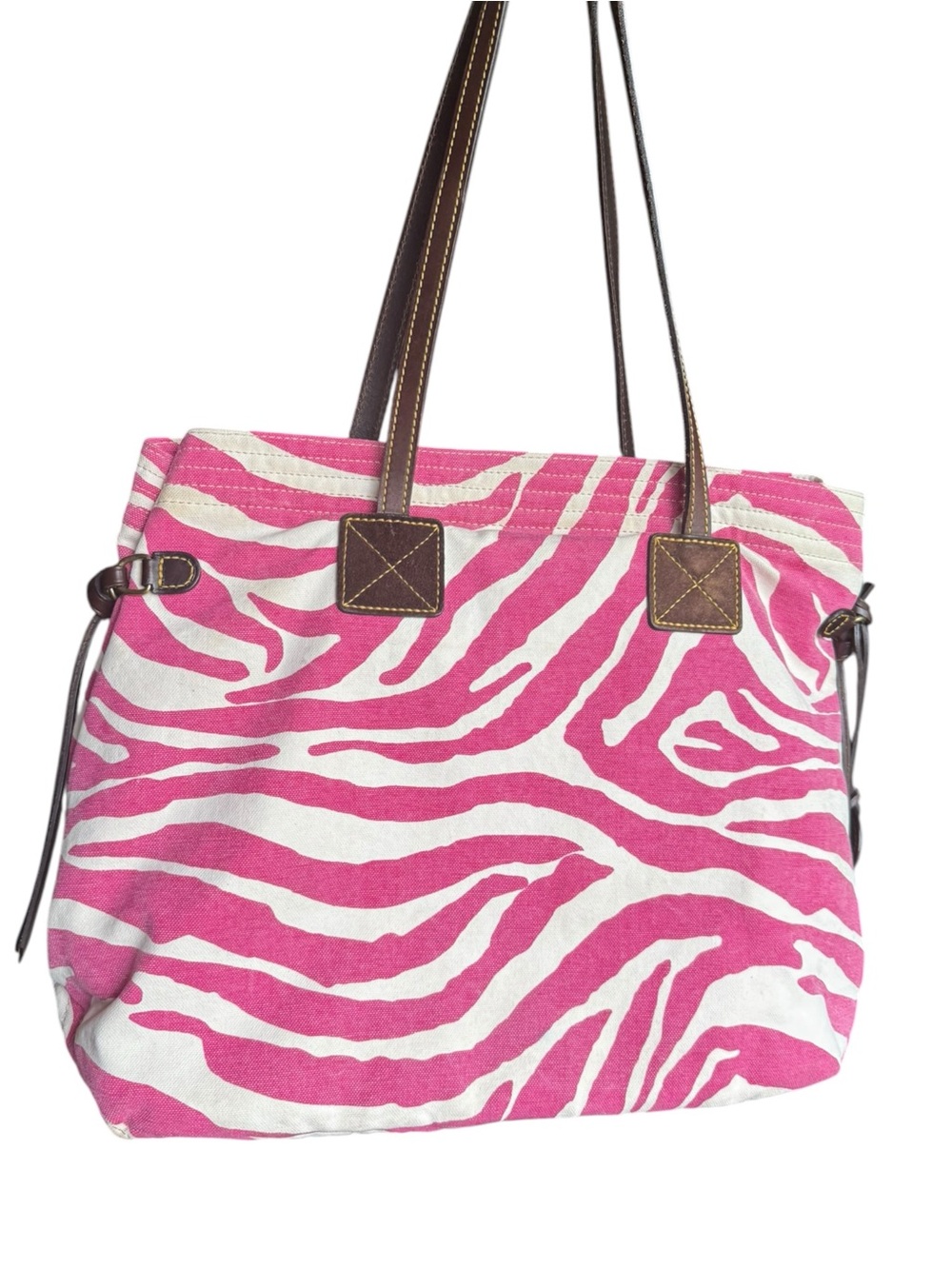 Dooney & Bourke Zebra Print Victoria Bag